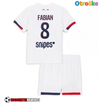 Otroške Nogometnih dresov Paris Saint-Germain Fabian Ruiz #8 Gostujoči 2025-26 Kratki rokavi (+ hlače)